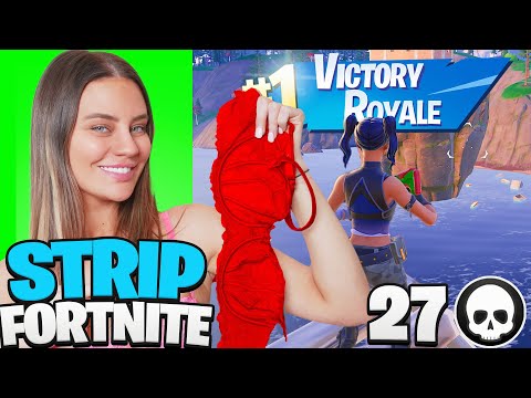 1 KILL = REMOVE 1 CLOTHING PIECE ON FORTNITE | Hannah Marbles ft. Charlotte Parkes