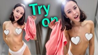 [4K USA] Cute but Dangerous? 💗 Pink Cat Crop Top Try-On! Playful Review & Real Fit