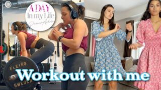 A day in my life – Workout with me – BTS while filming