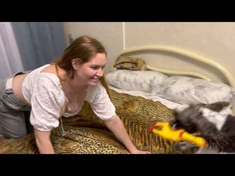 Aniela plays with her dog – Part 2