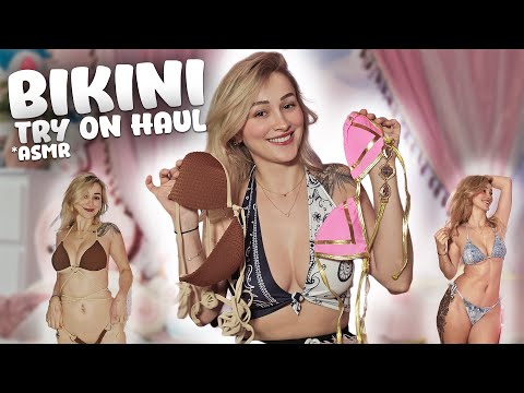 ASMR Bikini Try-On 👀👙 Soft Whispering For Sleep & Relaxation