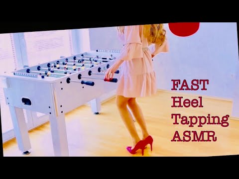 ASMR ❤️ Fast Fast almost Aggressive Rhythmic High Heel Tapping for Relaxation ❤️👠👠