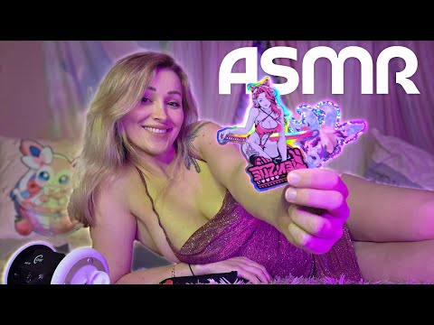ASMR Playing With My Merch Until You Fall Asleep😴 (Soft Tingles & Whispering)