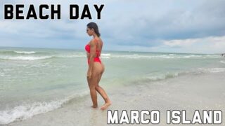 Beach Day Vlog in Marco Island #vlog
