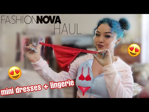 BEGINNING OF THE YEAR FN HAUL mini dresses + lingerie etc…😍