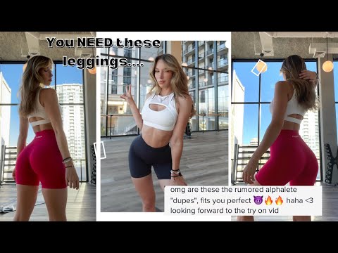 BOOTY SHORTS TRY-ON HAUL (ALPHALETE AMPLIFY DUPE??)