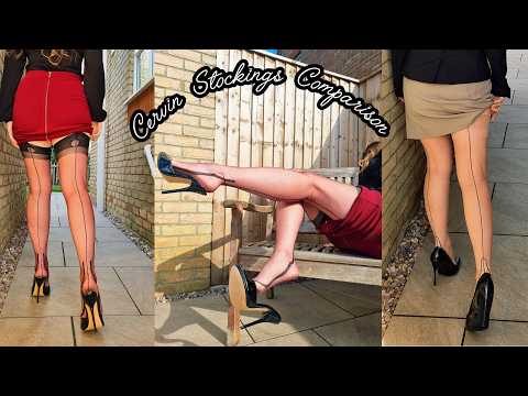 BRAN NEW seamed Cervin stocking comparison review | Fully fashioned stockings