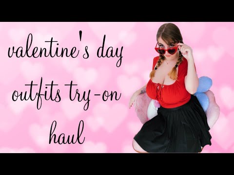 Busty Girl Valentine’s Day Outfits Try-On Haul - Modelly Channel