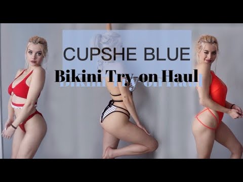 Cupshe BLUE Bikini Try-on Haul