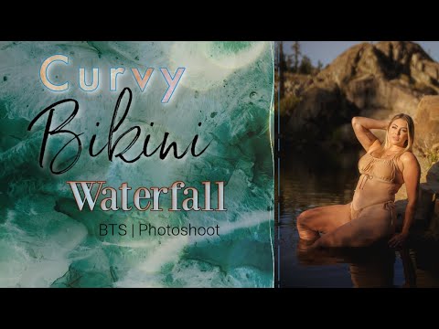CURVY MODEL | BTS WATERFALL PHOTOSHOOT