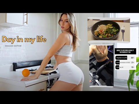 DAY IN MY LIFE (social media, workout, cooking, etc)