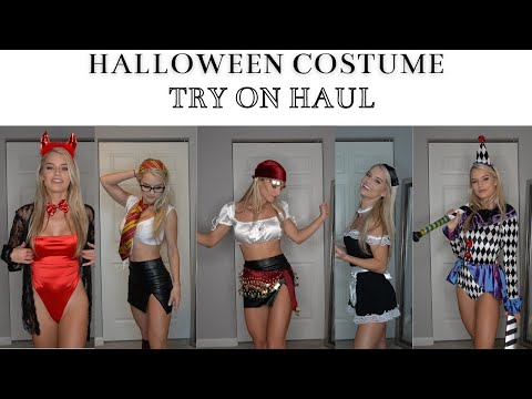 DIY #Halloween Costume Try On Haul / Cute & Sexy