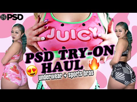 DREYAHH’S JUICY PSD TRY ON HAUL! 🔥 (underwear + sports bras)
