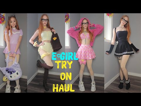 E-Girl Outfits Try On Haul