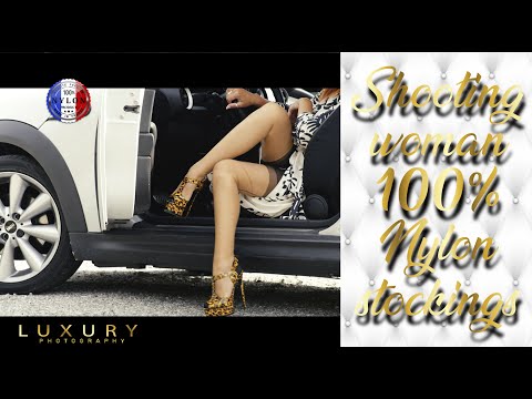 💋 Balade voiture en nylon et porte jarretelles
