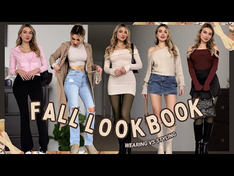 fall is here! 🍂 lookbook / try on haul | styling vs wearing