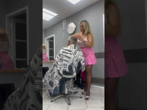 Female Barber – Haircut