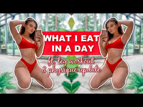 FULL DAY OF EATING FOR A BOOTY | Physique Update + KILLER Leg Workout SELFISH SUMMER EP. 6