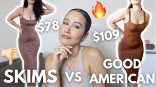GOOD AMERICAN VS SKIMS: WHO’S WORTH THE $$ | GOOD AMERICAN TRY ON REVIEW