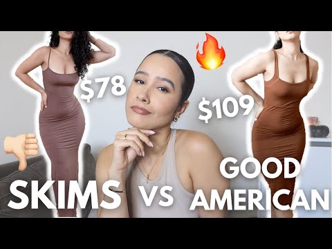 GOOD AMERICAN VS SKIMS: WHO’S WORTH THE $$ | GOOD AMERICAN TRY ON REVIEW