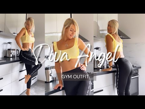 Gym Outfit 👋 Trying On Clothes 🥰 TRY ON HAUL  @Diva Angel Life