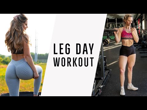 How to Grow Strong Legs: Glutes, Quads, and Hamstrings. My Leg Day Workout.