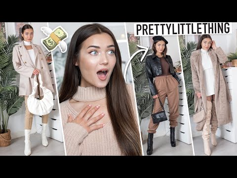HUGE AUTUMN / FALL PRETTY LITTLE THING TRY ON HAUL! AD - Modelly Channel