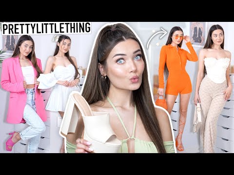 HUGE SPRING PRETTY LITTLE THING CLOTHING TRY ON HAUL! AD