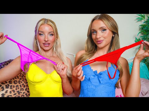 IF YOU LAUGH YOU REMOVE CLOTHES ο½ Charlotte Parkes ft Harriet Parkes