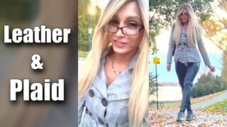 Leather & Plaid – Fall Fashion