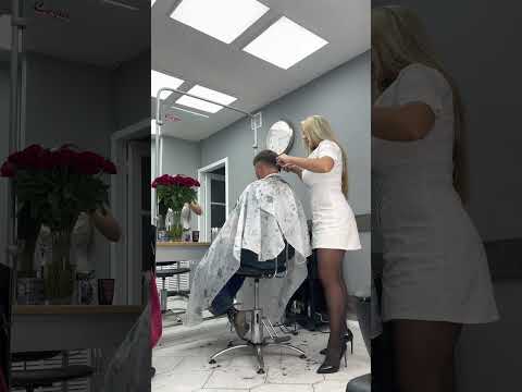 Male Haircut by Hot Hairdresser
