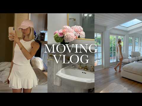 MOVING VLOG 📦 new furniture, LA house tour, getting settled