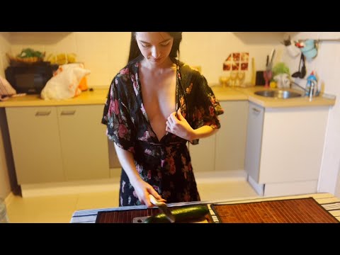 Polina is making vegetable salad for dinner