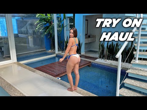 PROVANDO BIKINI BRANCO DA SHEIN – TRY ON HAUL sexy video