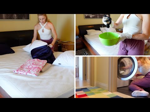 Real-Time Bedroom Reset – ASMR Cleaning, Sheets, Laundry & Vacuum Sounds