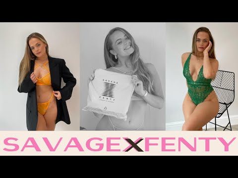 SAVAGE X FENTY *haul & try on* | AD | The Girl In Lingerie