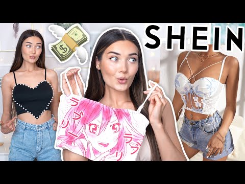 SHEIN SUMMER CROP TOP TRY ON HAUL!