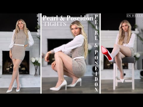 Should White Tights Be Worn In The Work Place? | Pearl & Poseidon Tights Review and Try On