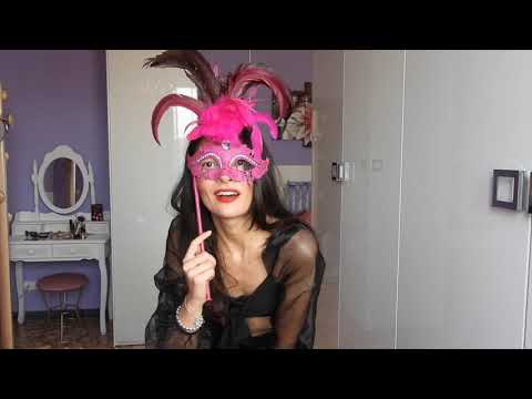 [Speciale costumi Halloween] Diana prova i collant velati Gatta Eve Pantyhose 8 denari