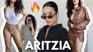 SPRING ARITZIA HAUL | LEATHER + LOUNGEWEAR