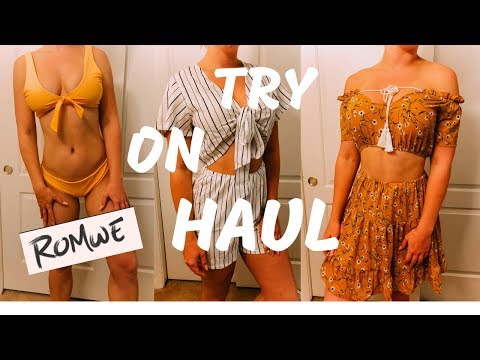 SUMMER ROMWE HAUL AND BIKINI TRY ON | fail??!