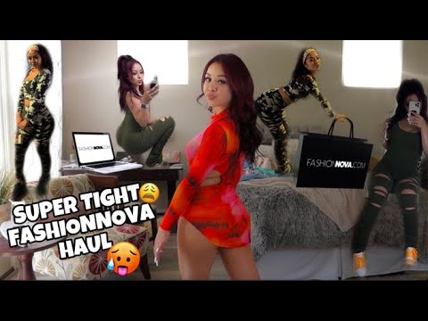 SUPER TIGHT SUPER HUGE FASHIONNOVA HAUL !! 😩😍