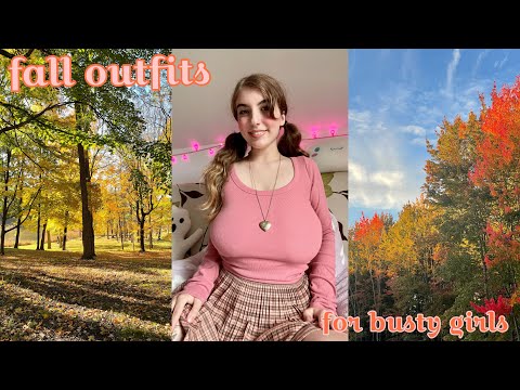 the most awkward try on haul you’ve ever seen (fall outfits for busty girls)