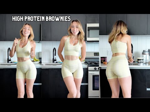The ONLY thing I snack on- HIGH PROTEIN BROWNIES