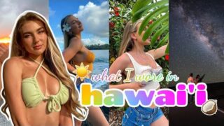 TRAVEL HAUL/ LOOKBOOK | what i wore in hawaii | outfit ideas