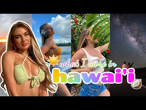 TRAVEL HAUL/ LOOKBOOK | what i wore in hawaii | outfit ideas