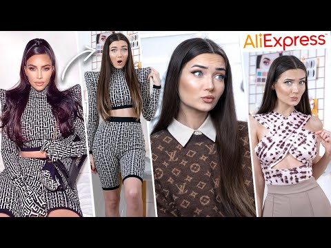 TRYING ON KIM KARDASHIAN'S CLOTHING REMAKES!