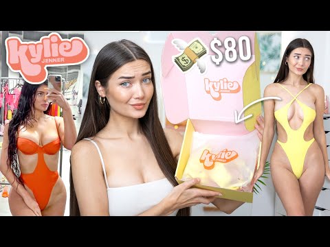 TRYING ON *KYLIE SWIM* SWIMSUITS… KYLIE WHY YOU DO THIS!?