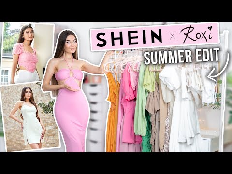 TRYING ON MY SHEIN X ROXI SUMMER CLOTHING EDIT! OMG!!!