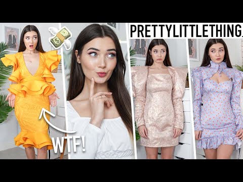 TRYING ON VERY EXTRA PRETTY LITTLE THING DRESSES…HIT OR MISS!?